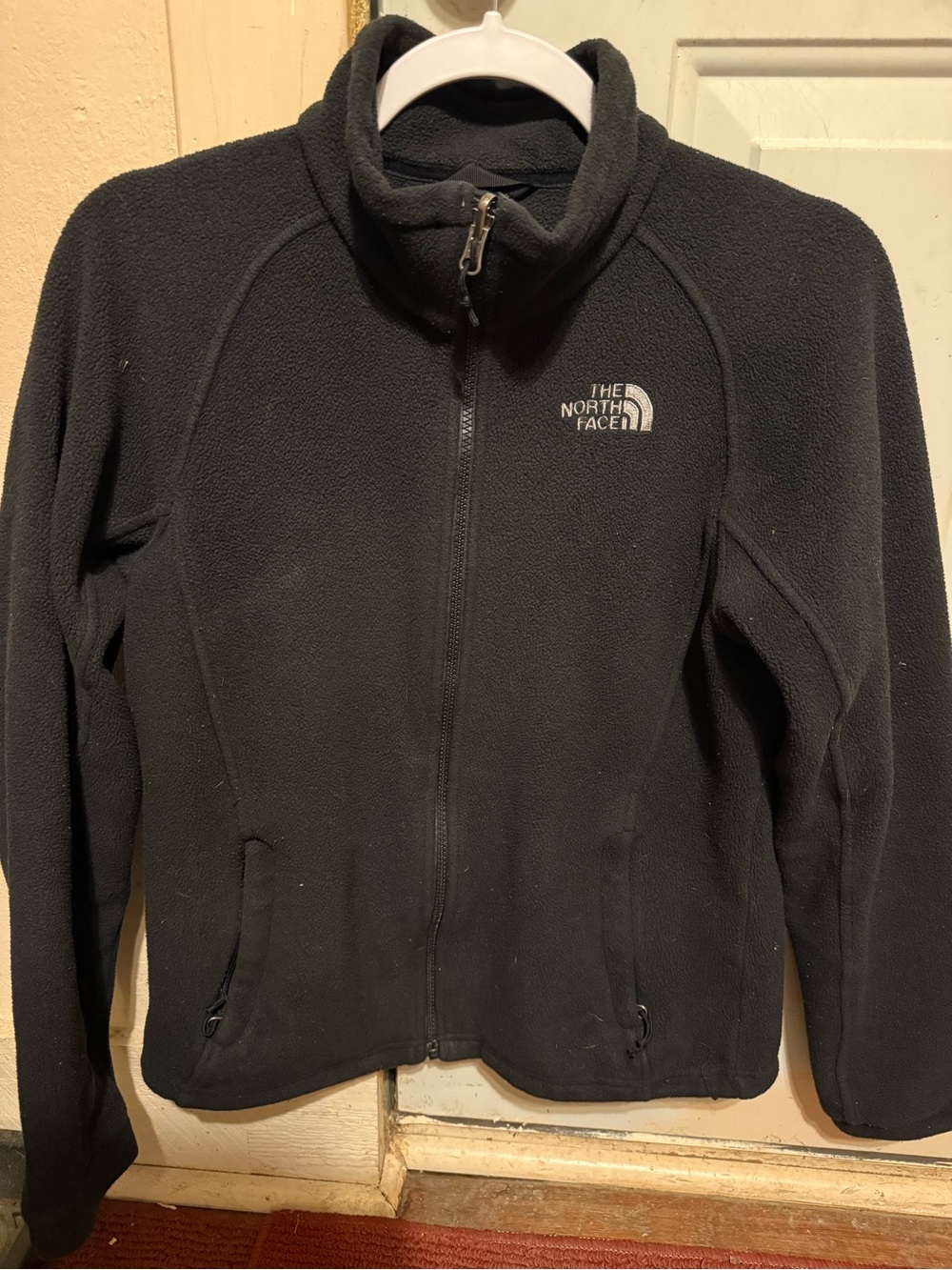 The North Face Black Women's Full-Zip Teddy Fleece Jacket